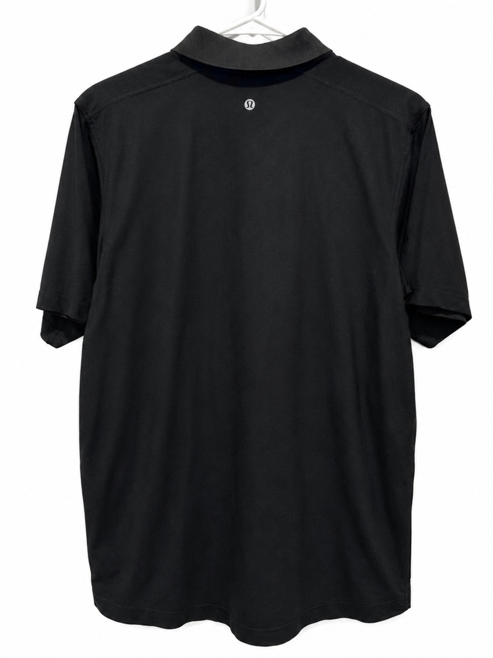 Lululemon Polo Shirt Mens XL Black Performance Short Sleeve Golf Athletic